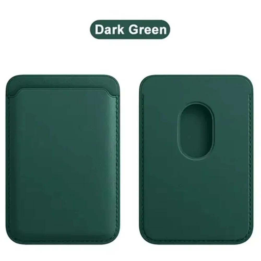 Magnetic Leather Wallet Case Magsafe Wallet Leather Card Holder for 16 Pro Max 15 14 13 12Mini Safe Back Cover Phone Accessories