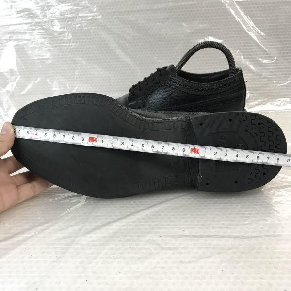 SAMTIAS Custom Grade Wingtip Svart 24.5 Finskor(BEGAGNAD)