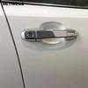 For Toyota CHR C-HR 2016-   Carbon Fiber Side Door Handle Bowl Cover Trim Protector Exterior Accessories Car Styling
