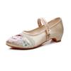 [Bingyu] 2024 Summer New Old Beijing Embroidered Shoes Ethnic Style Retro Women's Shoes Chinese Style Cheongsam Single Shoes