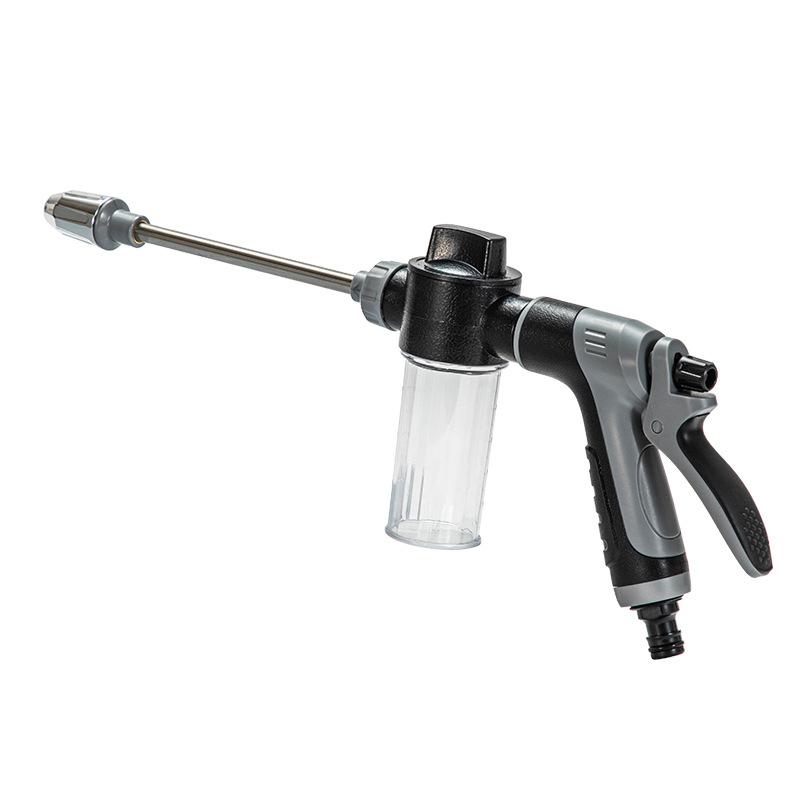 Garden Water Spray Gun High Pressure Water Gun Foam Water Bottle Spray Car Wash High Pressure Sprayer Watering Nozzle