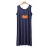 2026 Women's Summer Sleeveless Pajama Dress: Loose, Plus-Size, Printed Loungewear for Home or Outdoor Wear.