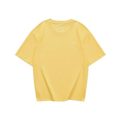 Fashionable Comfortable Versatile Short Sleeve Regular T-Shirt Women Tops Yellow L221W303-01SW