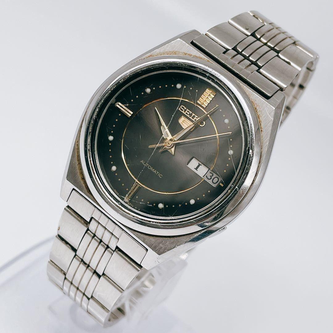 Operating Seiko 5 Automatic Watch Day Date Vintage Men s Rare SEIKO Antique 7009-876A
