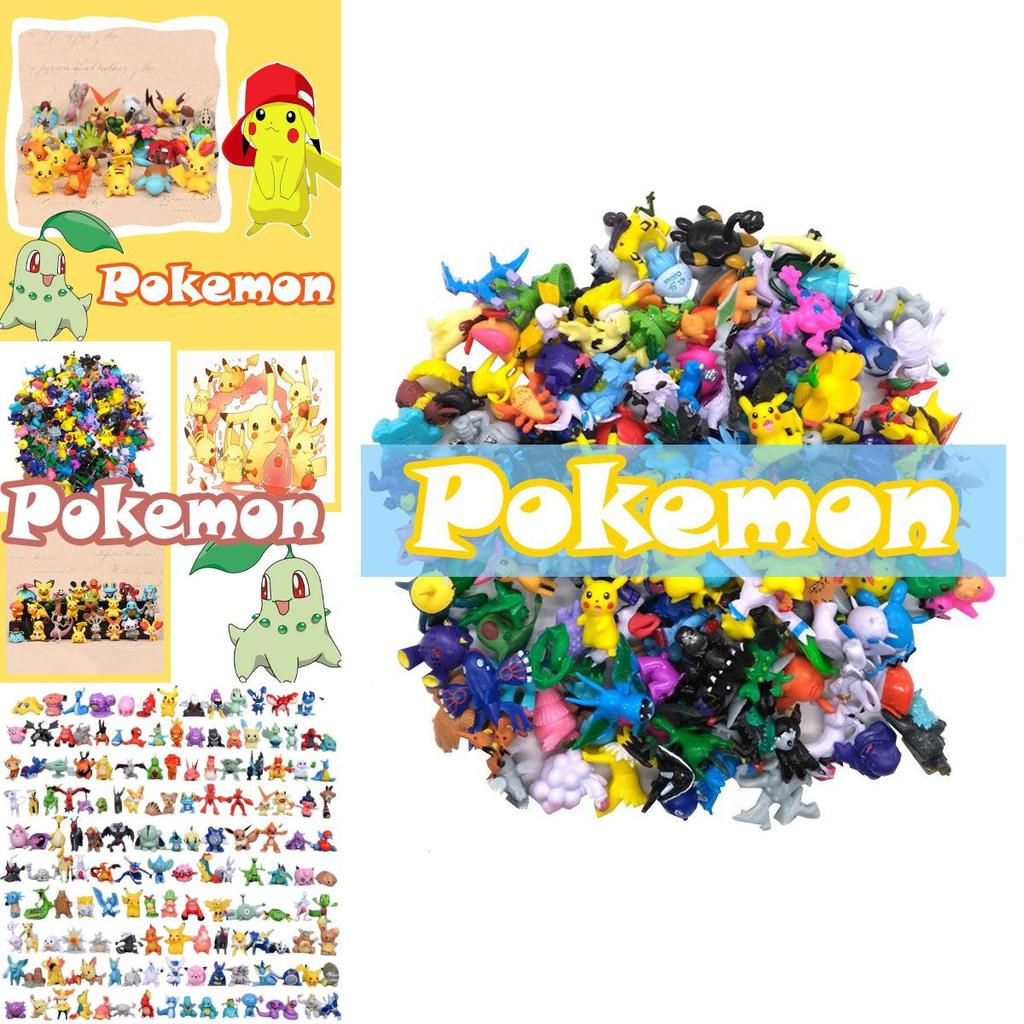 Colorful Miniature Pocket Monster Doll Set With 144 Pieces For Collectors And Kids