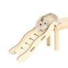 Wave Shape Hamster Climbing Ladder Wood Hamster Toy Staircase Hamster Suspension Bridge  for Cage