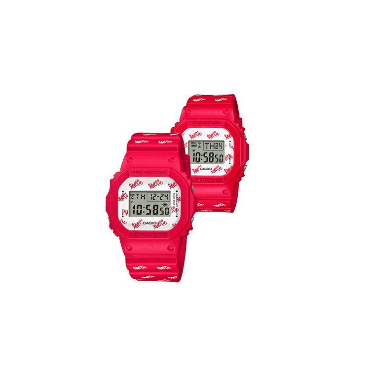 

Casio LOV Curtis Kulig Design Angel And Devil Graffiti Couple Watch Quartz Movement Resin Strap Unisex Watches White LOV-20B-4PR Regular Watch Box,Red