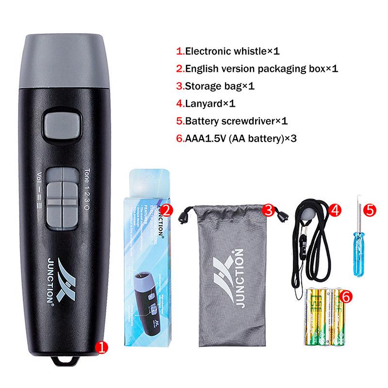 Electric Whistle 3 Sound Effects Adjustable Whistle Handheld Whistle With Cord For Football Basketball Volleyball Hockey 1Pc