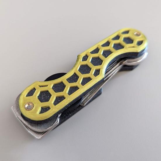 Key Holder Compact Size Lightweight Key Organizer Easy Access Car Fobs Minimalist EDC Keychains Expandable Kit