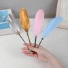 Antiqued Feather Ballpoint Pen Multipurpose Feathered Signing Pen for Student Adult Daily Writing Note Taking Journaling