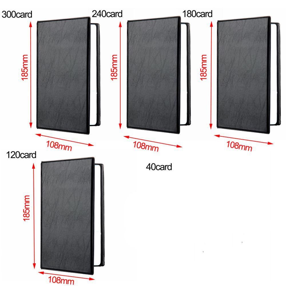 Capacity ID Card Bank Cards Storage Bag Card Holder Business Cards Organizer Leather Card Bits