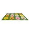 Yousheng Kids Playmat Rug 120x160cm Nursery Colorful Checkered Rug with Anti-Slip Backing Classroom Seating Area Carpet for Art Room Playroom