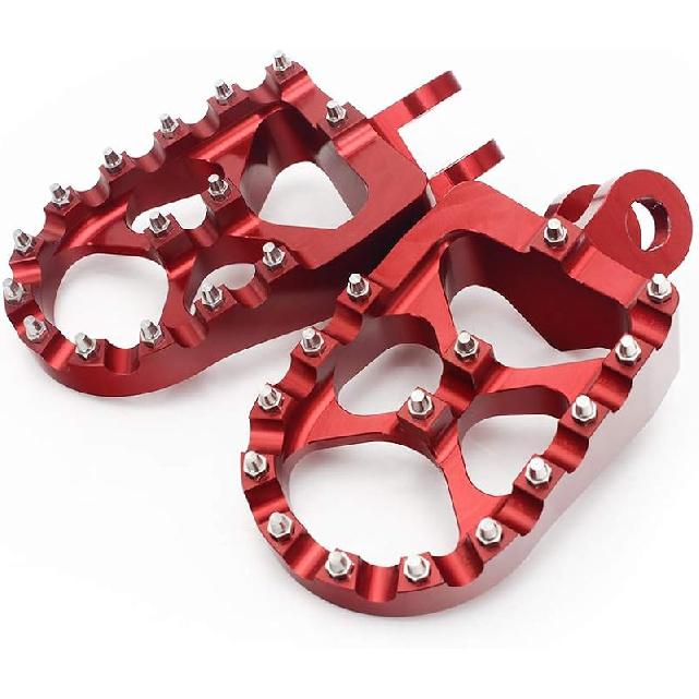 TOFR DRZ400 SM 2000-2024 Footpegs for Suzuki RM125 RM250 1991-2006 RMX250 1993-1999