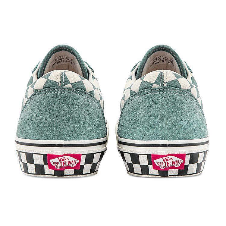 Vans Style 36 SF Checkerboard - Green Unisex Sneakers Marshmallow VN0A3ZCJB8O
