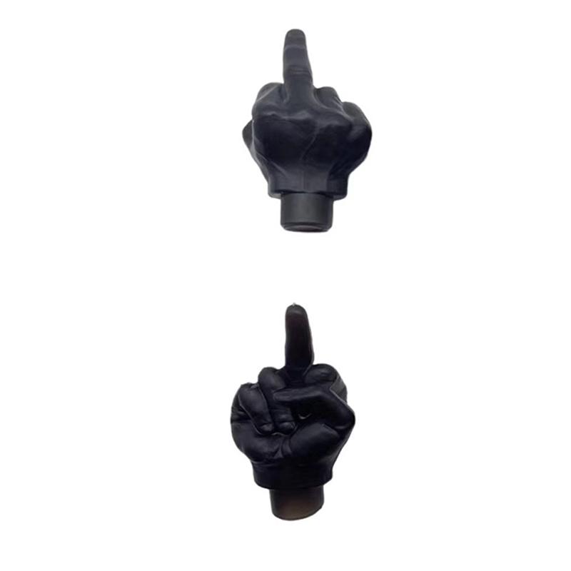 Motorcycle Car Tire Valve Cap Personality Decor Middle Finger Styling Dustproof Waterproof Valve Caps Cover Tyre Valves Stem Cap