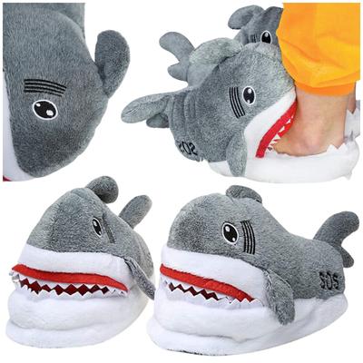 Plush Slippers for Women, Men, Slippers, House Slippers, Warm Shark Slippers
