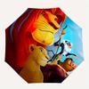 1pc Lion King Automatic Folding Umbrella, 8-Rib Portable & Foldable Design, All-Season Use, Highqualityy0722002