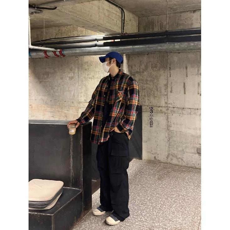2024 Letter Long Sleeve Shirt Japanese Hong Kong Style Ins Loose Shirt Boys Summer Trendy Versatile Casual Coat