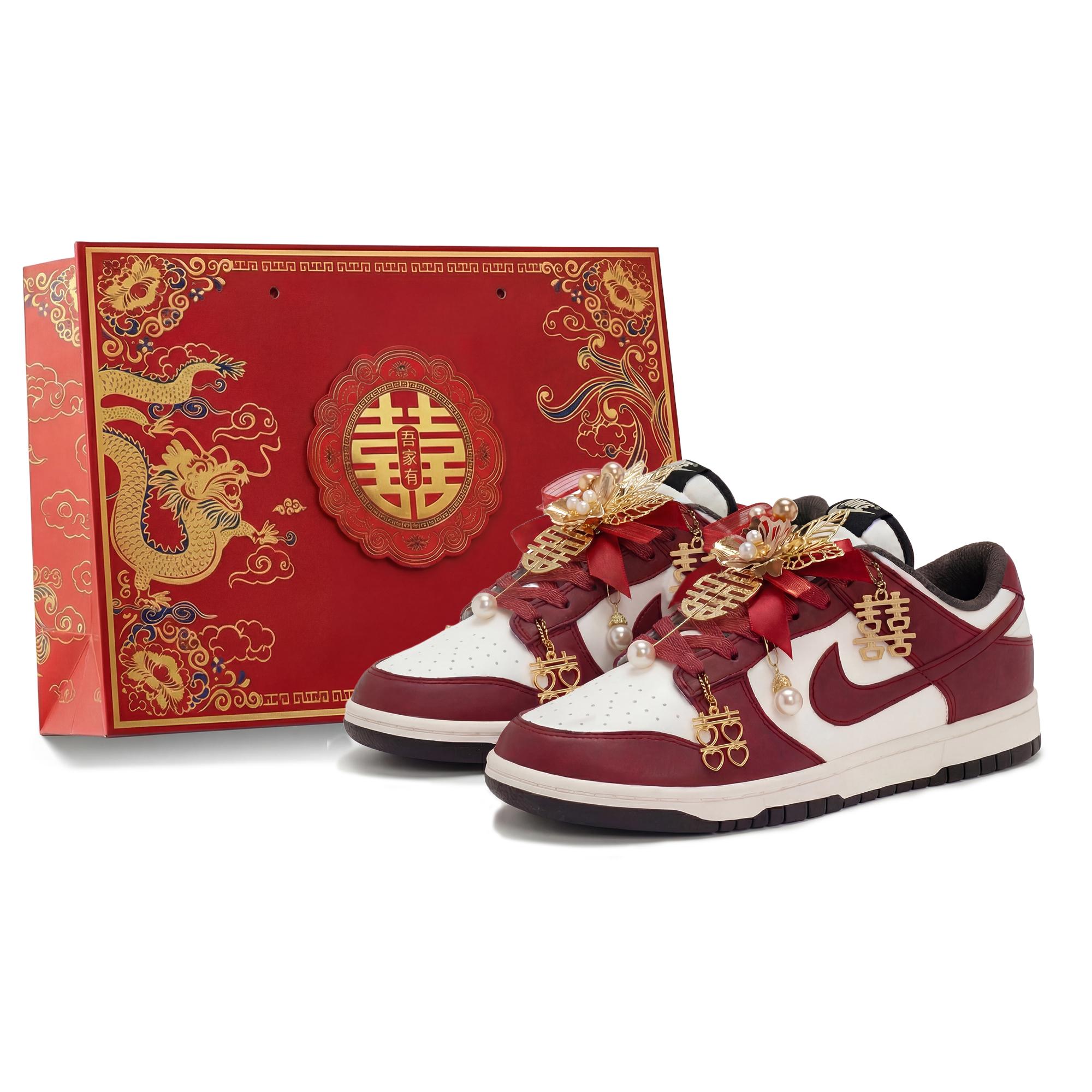 

Nike Dunk Skateboard Shoes Unisex Low Top White DD1503-101(Team210-S-BOX) 35.5