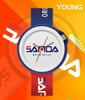 Sanda Stylish Korean-Style Waterproof Watch with Detachable Silicone Band for Men, Women, and Students