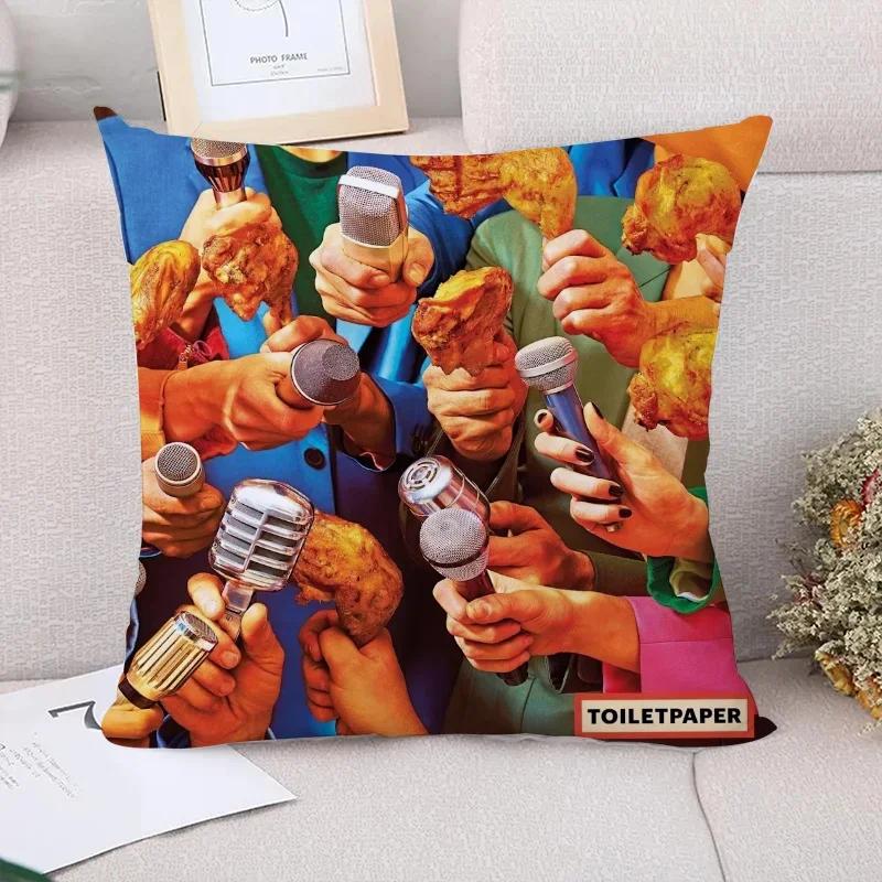 Sofa Cushions Toiletpaper Magazine Couple Pillow Pillowcases x Decorative Cushion Covers for Bed Pillows Pilow Cases Cover