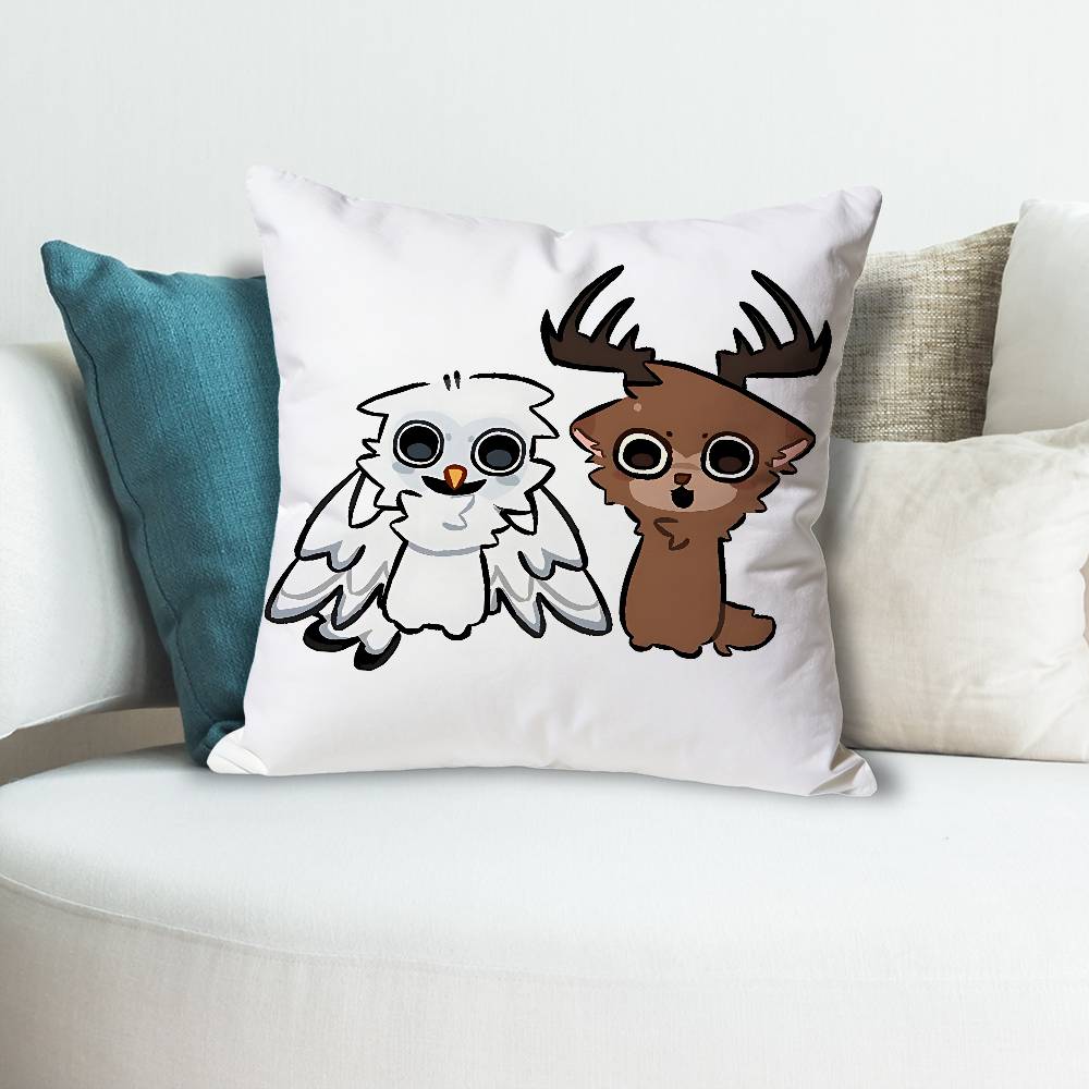 99 NNights In the FForest Deer Pillow Cases for Bedroom Living Room Sofa Home Decor Polyester Cushion Cover with Zipper