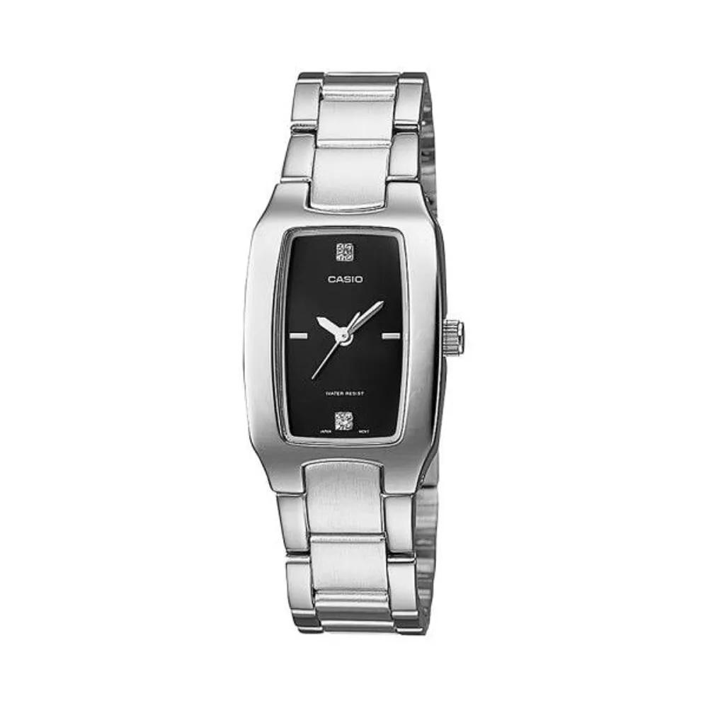 [Cio] LTP-1165A-1C2 Retro Square Analog Women s Metal Watch
