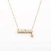 Stylish And Simple Dream Letter Zircon Necklace Jewelry Women'S Niche Titanium Steel Love Collarbone Chain Does Not Fade