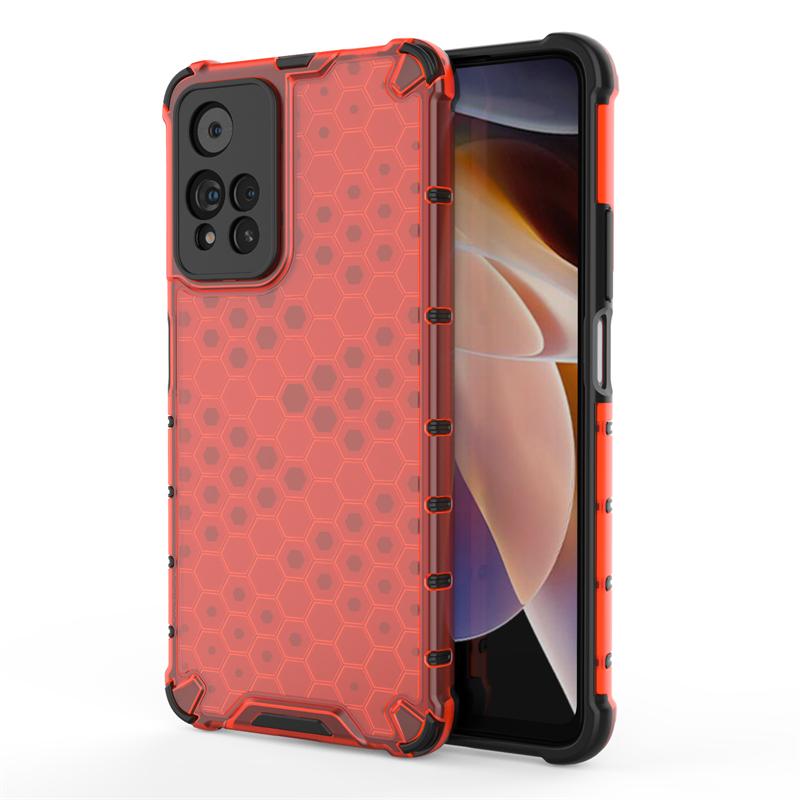 Shockproof Transparent Case For Redmi Note 11 Pro Plus 5G Honeycomb Armor Case Redmi Note 11 Pro Plus 5G Case For Redmi Note 11S