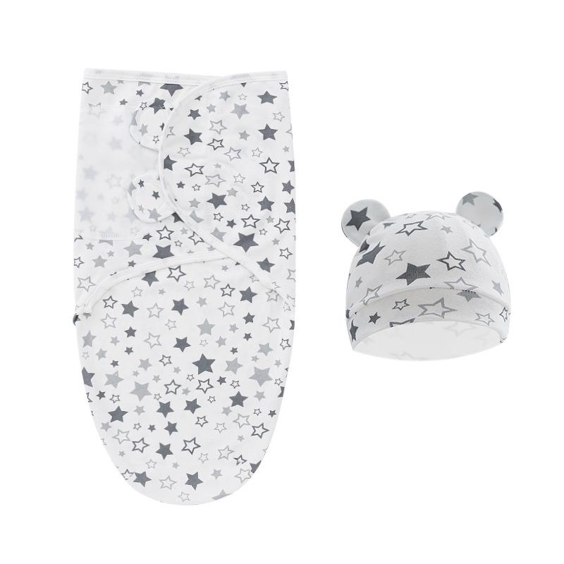 European & American Newborn Swaddle Wrap - Infant Sleeping Bag, Anti-Kick Quilt for Delivery Room
