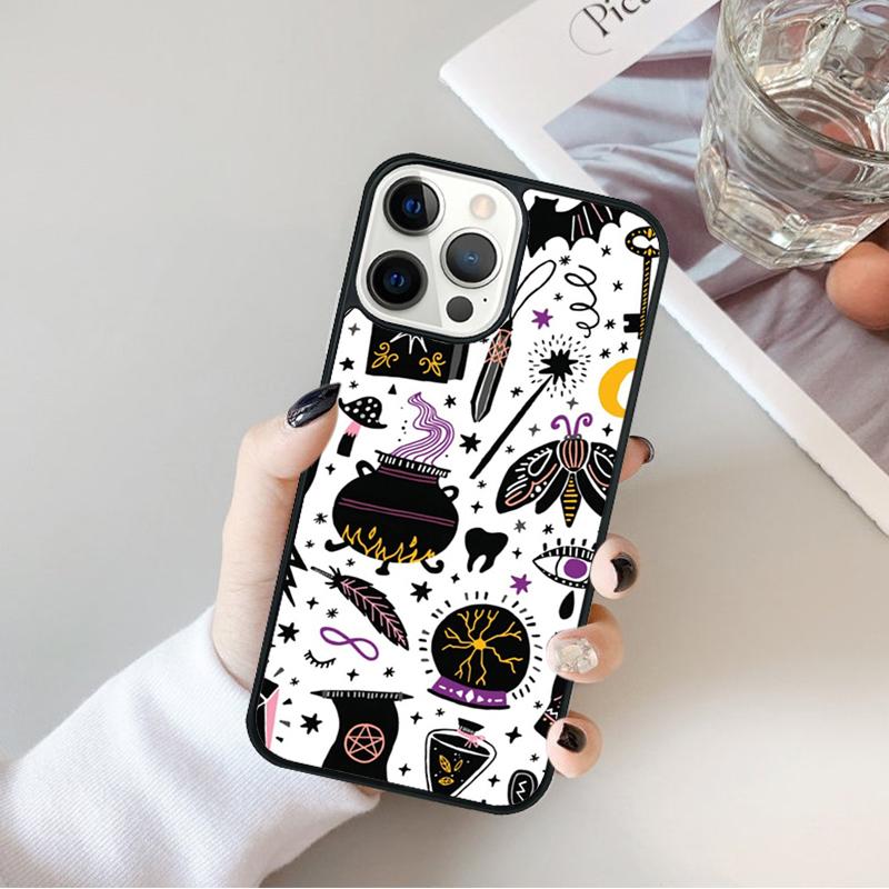 Witch Aesthetic Art Phone Case For iPhone 17 Air 16 15 14 Max Plus 11 12 13 Pro Max Phone Cover coque