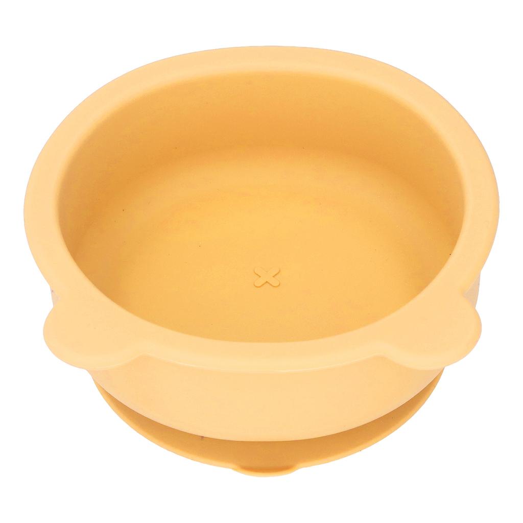 Baby Bowl Food Grade Silicone Cartoon Bear Shaped Toddler Bowl Bowls with Suction for Babies Kids