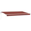 Retractable Awning Orange 350 X 200 Cm Fabric