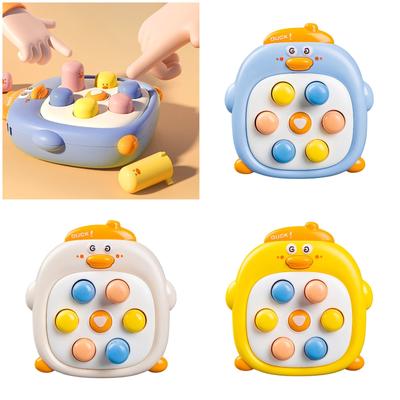 Handheld Whack A Mole Interaktives Spiel mit buntem Entendesign für Kinder Reaktionstraining und Konzentrationsentwicklung