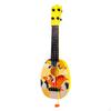 Guitarra de Brinquedo para Crianças 4 Cordas Mini Instrumento Musical Ukulele de Aprendizagem Precoce para Brincar
