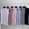 Korean Dongdaemun Women's Sexy High Neck Sleeveless Vest