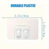 20/40Pcs Transparent Adhesive Hook Traceless Outdoor String Lights Hooks Wall Mount Home Party Decor Kitchen Bathroom Storage