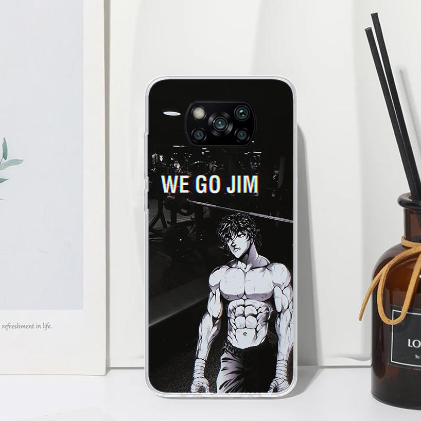 Baki the Grappler Original Anime Phone Case For Xiaomi Poco X7 X6 X5 M7 M8 Pro F7 Ultra Redmi 15C 15 13C 13 12C 12 10 10C 10A Ar