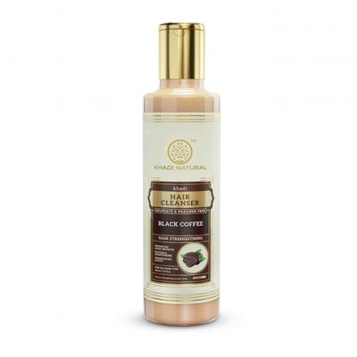 Зміцнюючий шампунь для волосся з Чорною кавою. (210 мл), Black Coffee Hair Cleanser,