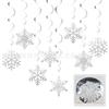 Snowflake Hanging Ornament for Christmas Tree Winter Home Decor