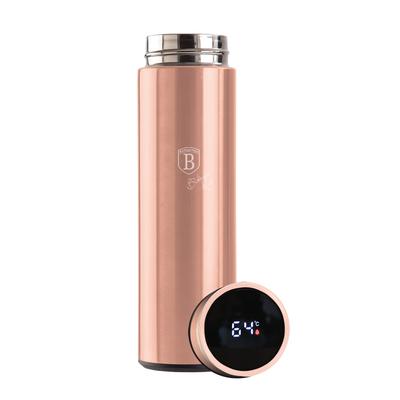 Thermos intelligente in acciaio 0,45L con indicatore di temperatura LED BERLINGER HAUS Rose Gold BH-7954