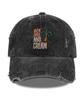 Bichiseuaenkeulim Palm Tree Pigment Damage Ball Cap-Charcoal