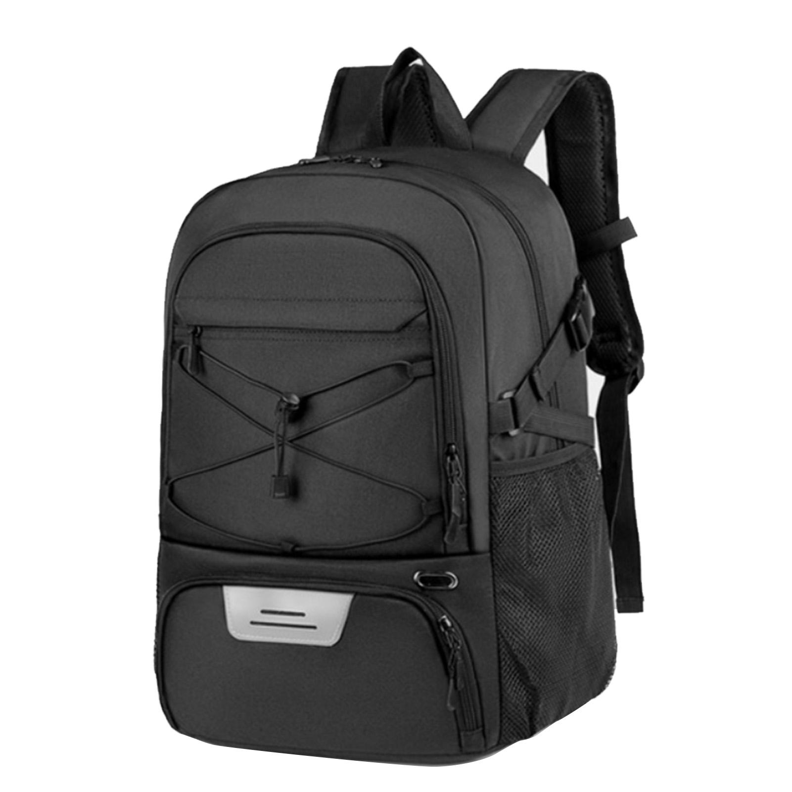 Sac à dos Panier Grande Capacité Sac d'Entraînement Sportif 45L Extensible à 55L avec Compartiment Supérieur Compartiment à Chaussures Inférieur
