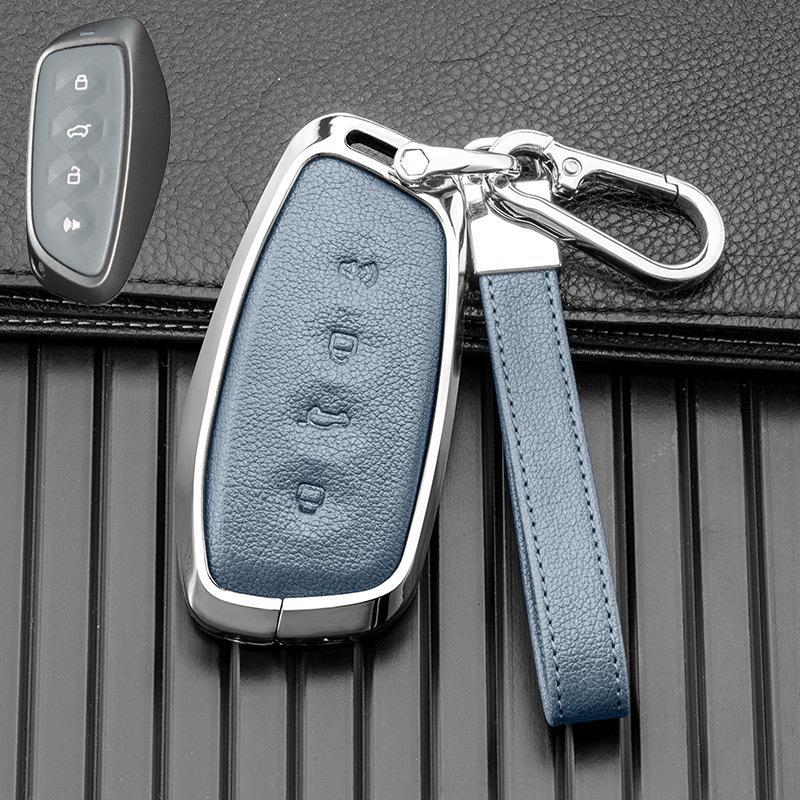 Full Metal Remote Cover for 2022 Great Wall Haval Car - Compatible with Harvard Series Key
