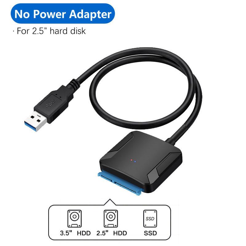 Xiaomi USB 3.0 To Sata 3 Adapter Converter Cable USB3.0 Hard Drive Converter Cable For Samsung Seagate WD 2.5 3.5 HDD SSD Adapter