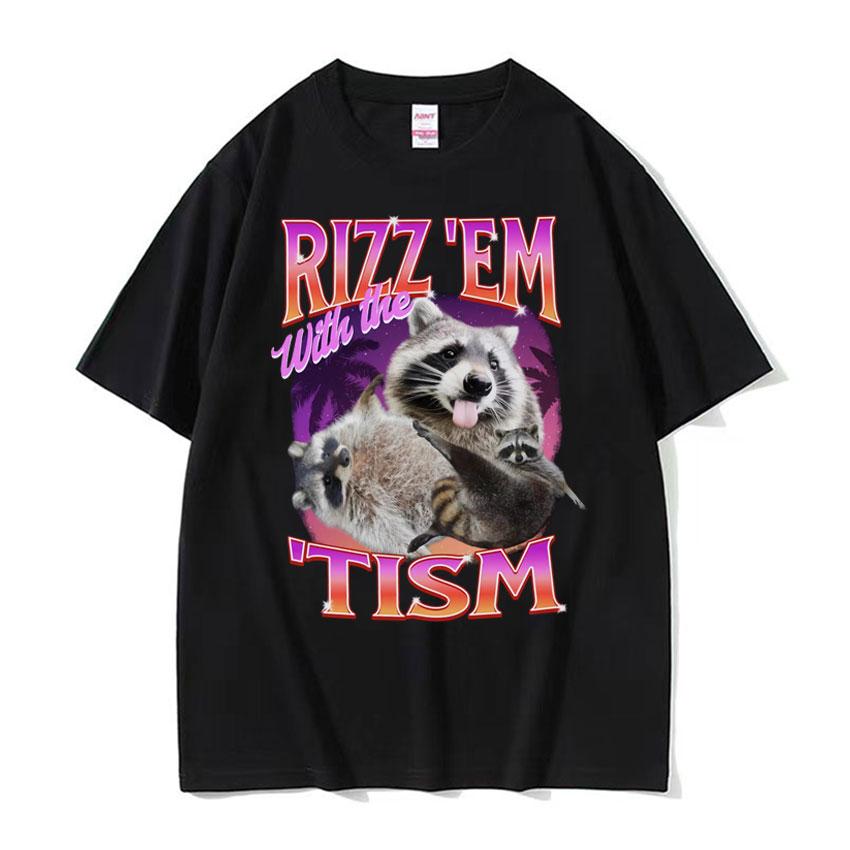 My Pain Is Chronic But This Ass Is Iconic Tee Shirt Funny Raccoon Meme T Shirt Mens Womens Vintage Kawaii Couples Tshirt Tops