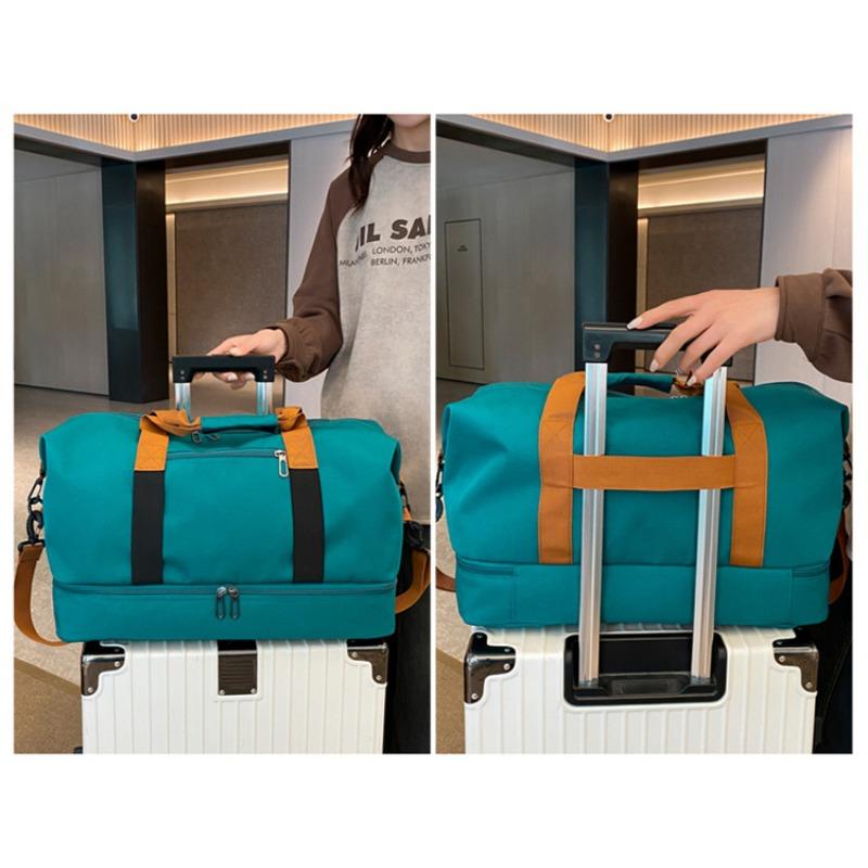 1PC hand-held travel bag women's large-capacity short-distance hiking can cover tie rod boarding bag yoga swimming fitness bag