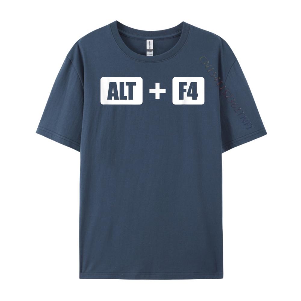 

Funny Alt F4 Computer Key Combination Graphic Tees Vintage T Shirts Fashionable and Trendy Print Camisetas De Hombre 4XL
