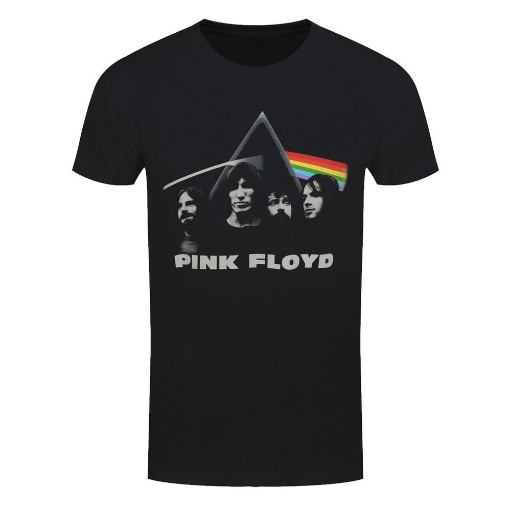 Pink Floyd T-Shirt Dark Side Of The Moon Rock Band Official Black New