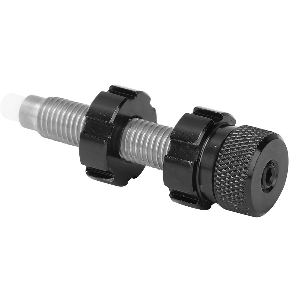 Stop Aluminium Cięciwa Łuku Boczne Podkładki Śruba Plunger Podpórka Strzały Przycisk Naciskowy Podkładka Akcesorium(czarny )